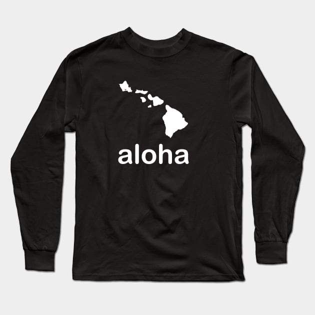 aloha Hawaii Hawaiian Islands Long Sleeve T-Shirt by KevinWillms1